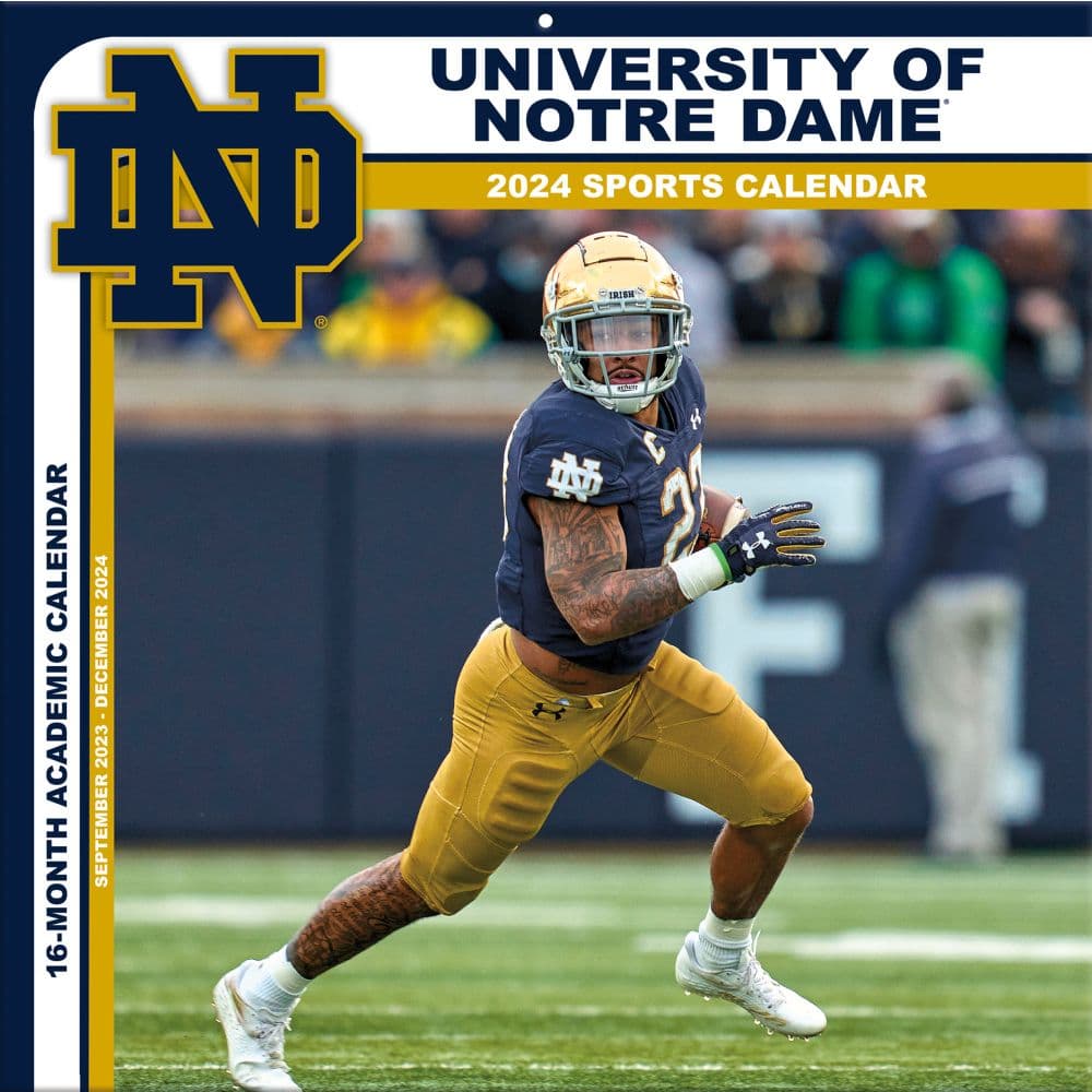 COL Notre Dame Fighting Irish 2024 Wall Calendar