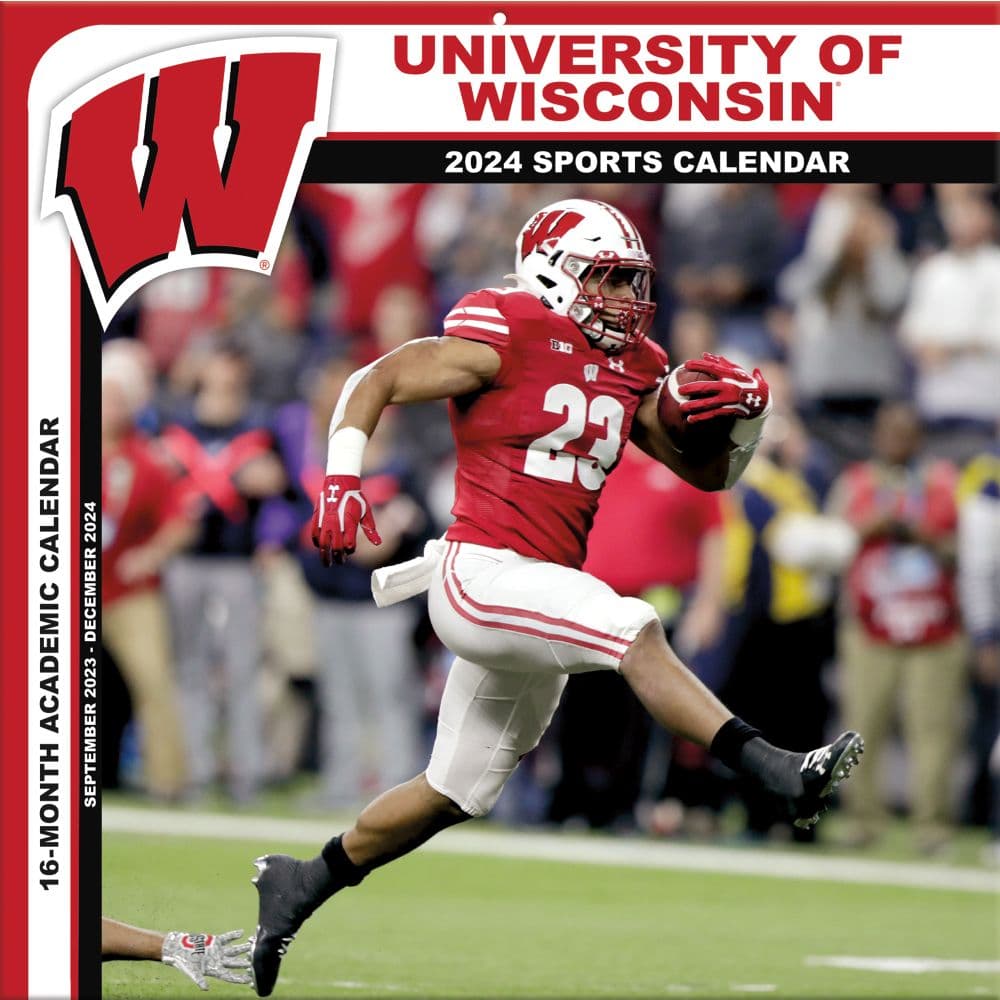 COL Wisconsin Badgers 2024 Wall Calendar