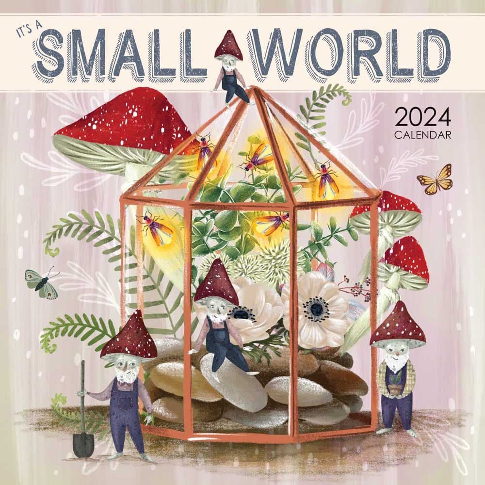 Its a Small World Hopper 2024 Wall Calendar