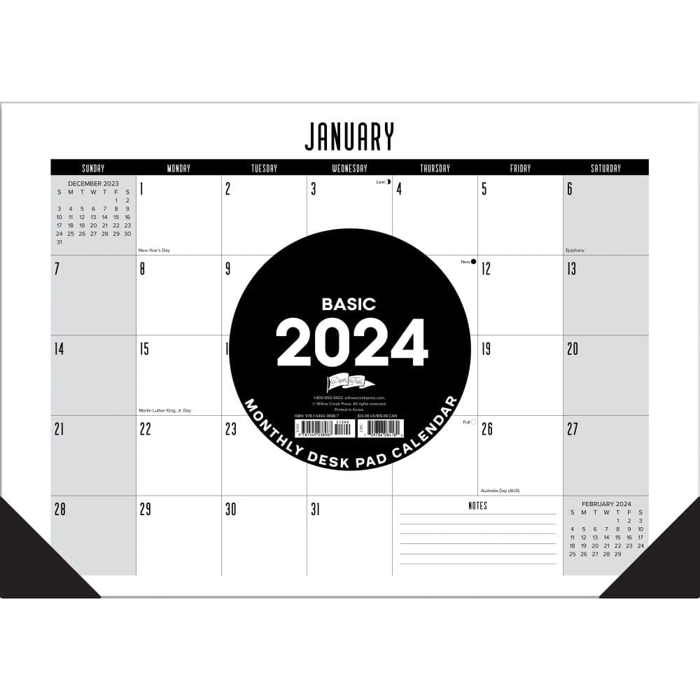 Basic 2024 Desk Pad
