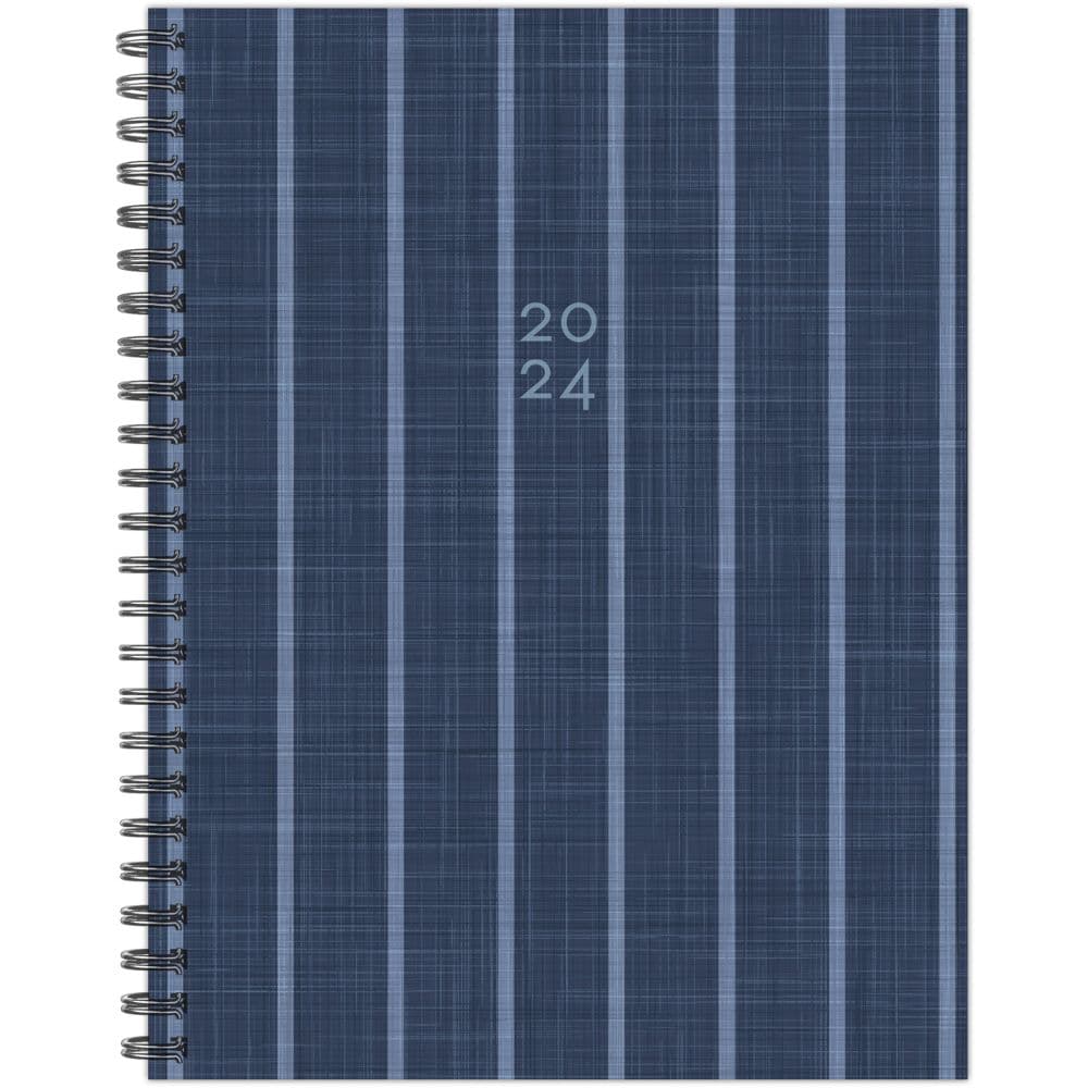 Denim Stripe Weekly 2024 Planner