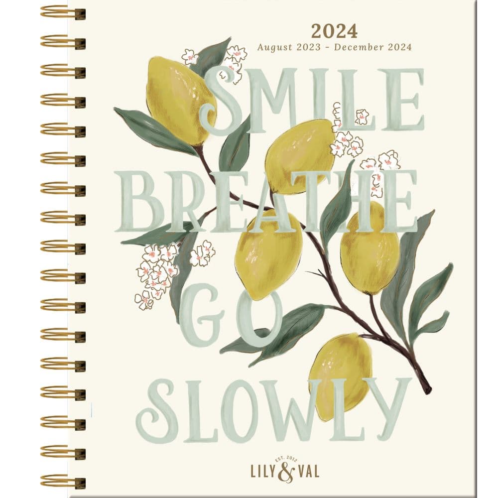 Just Breathe Agenda 2024 Planner