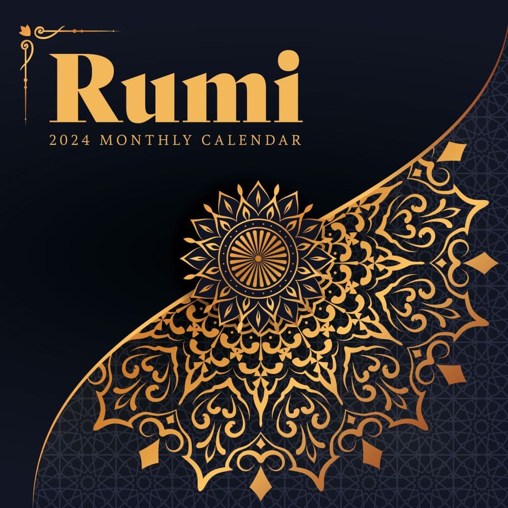 Rumi Quotes 2024 Wall Calendar