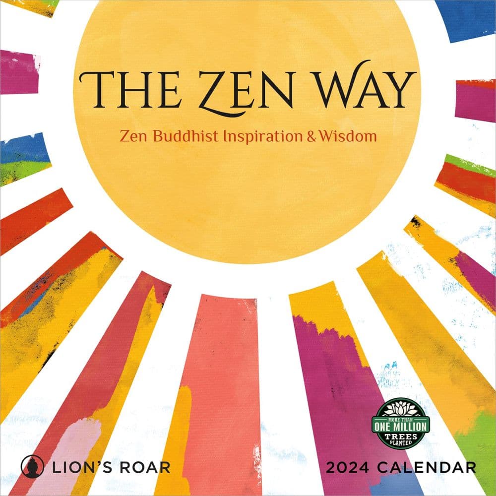 Zen Way Buddhist 2024 Wall Calendar