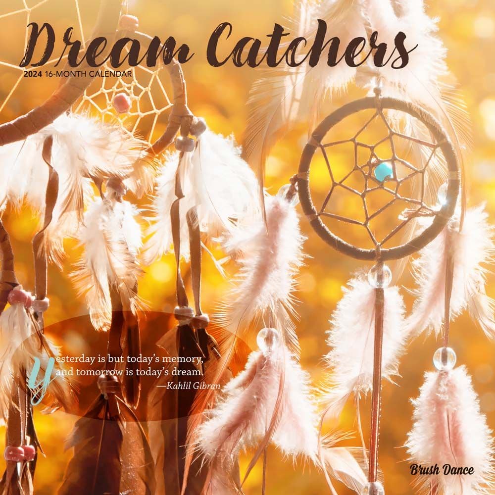 Dream Catchers Brush Dance 2024 Wall Calendar