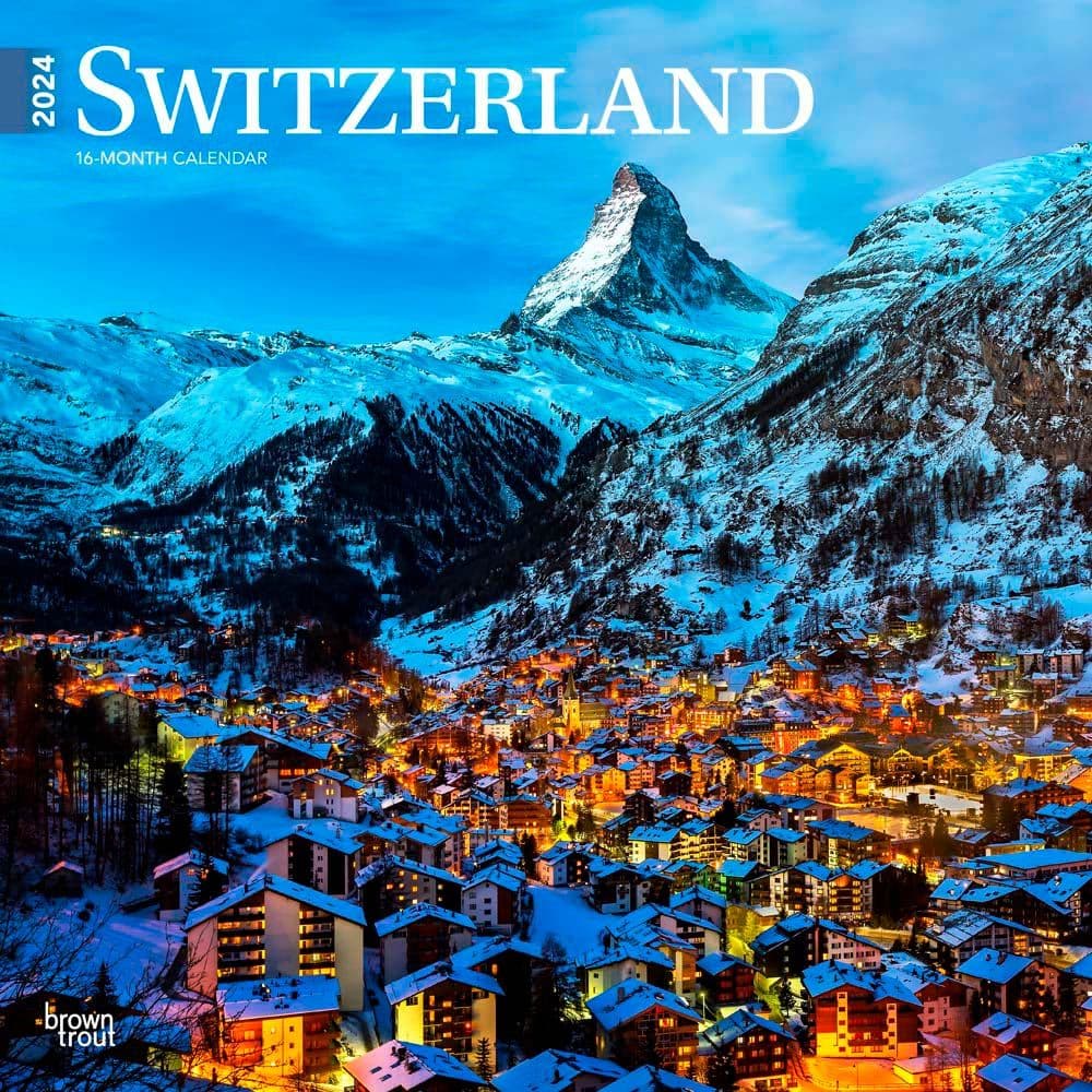 Switzerland 2024 Wall Calendar