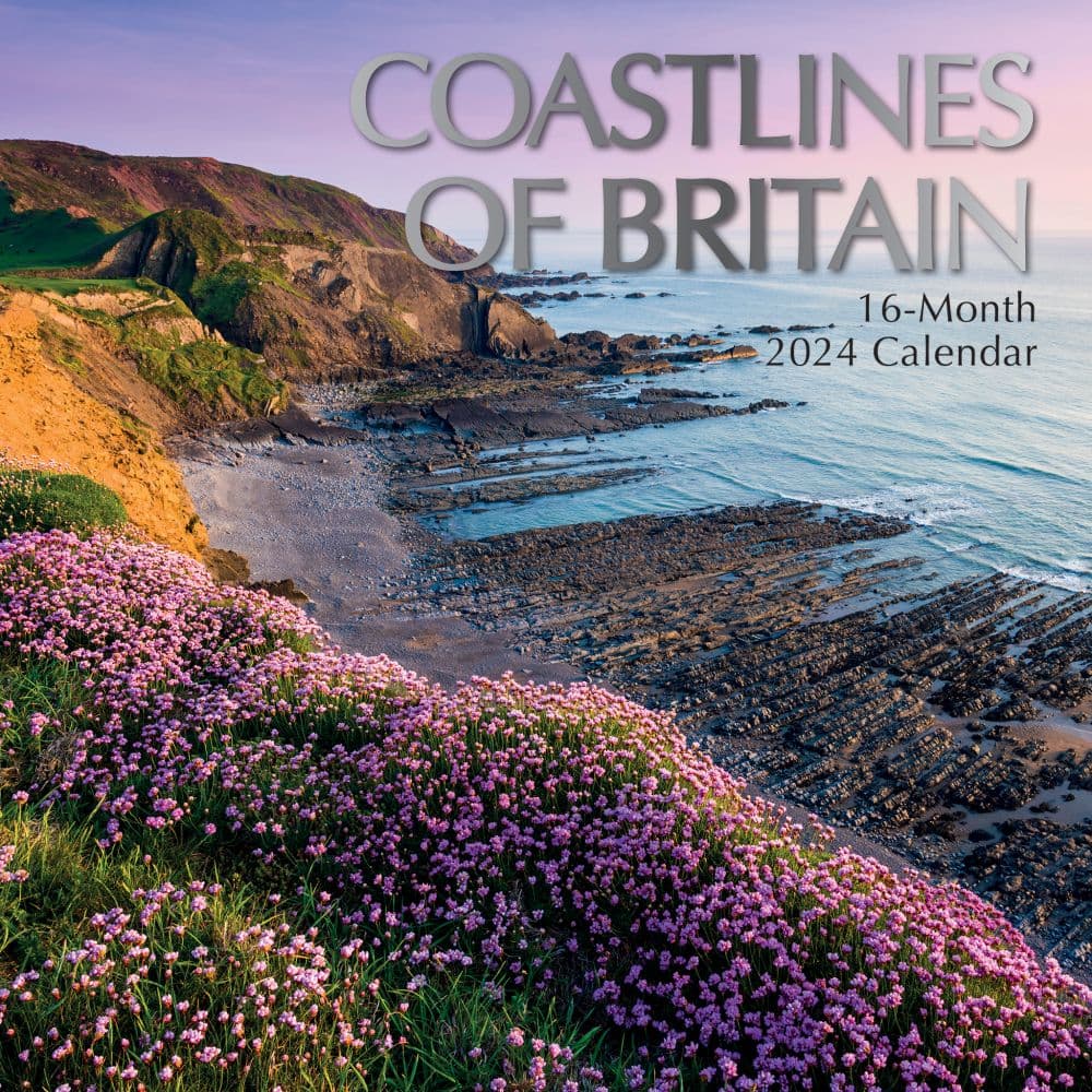 Coastlines of Britain 2024 Wall Calendar