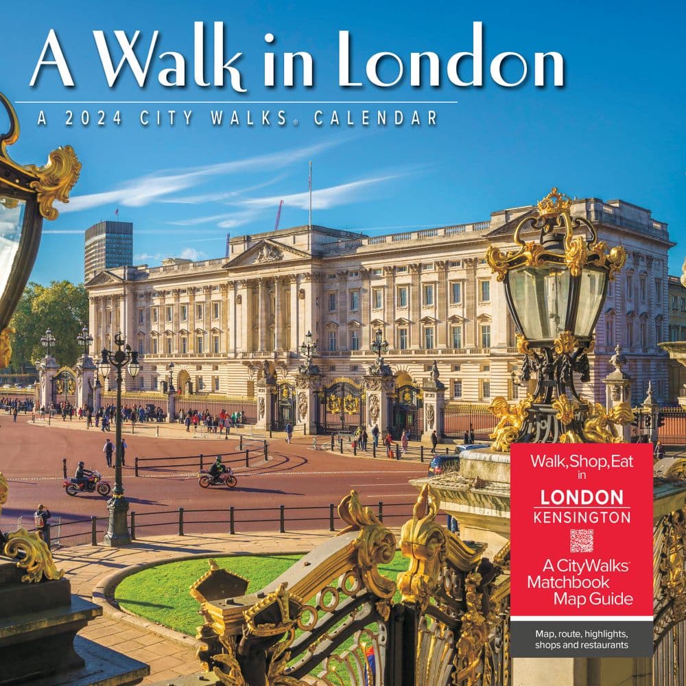 Walk in London 2024 Wall Calendar