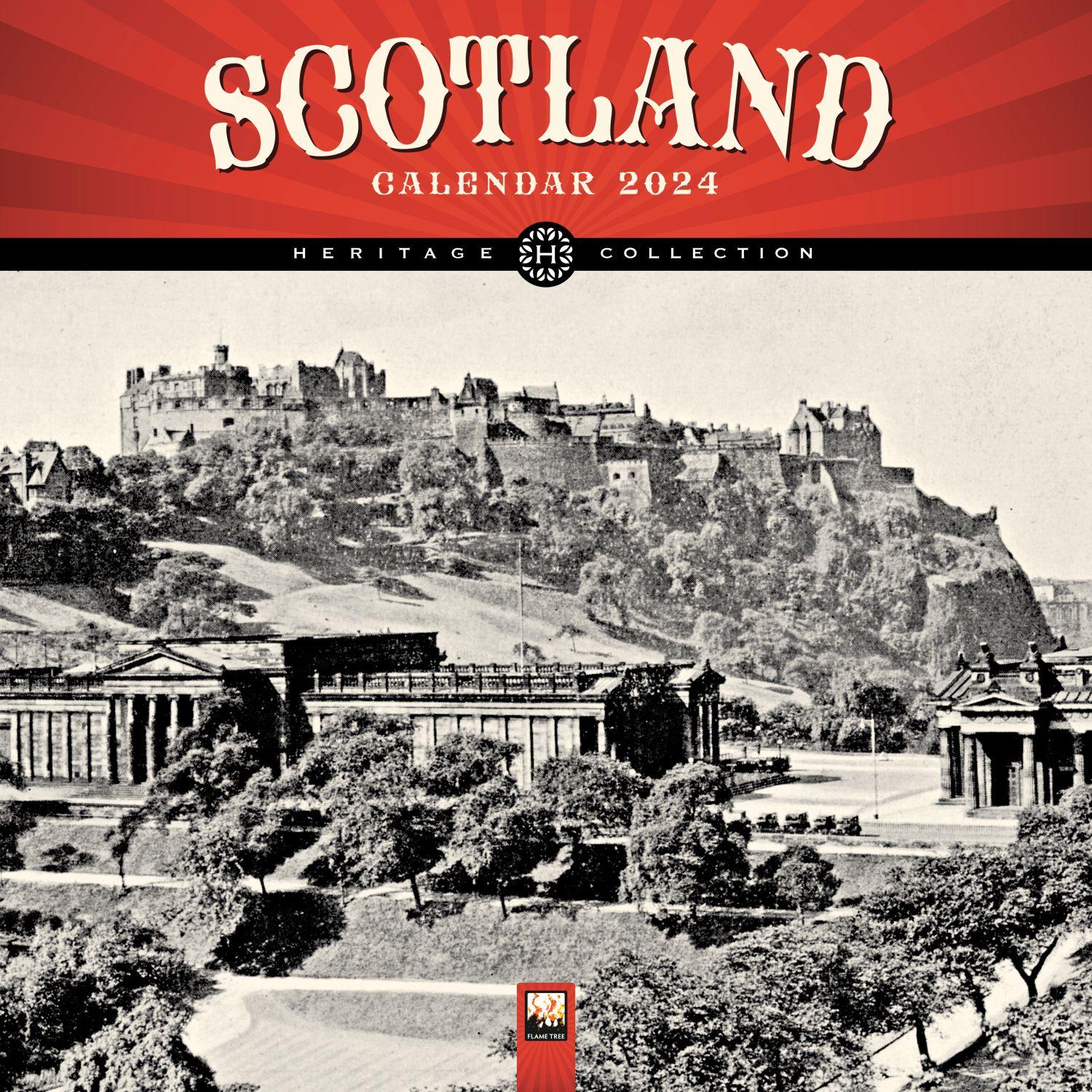 Scotland Heritage 2024 Wall Calendar