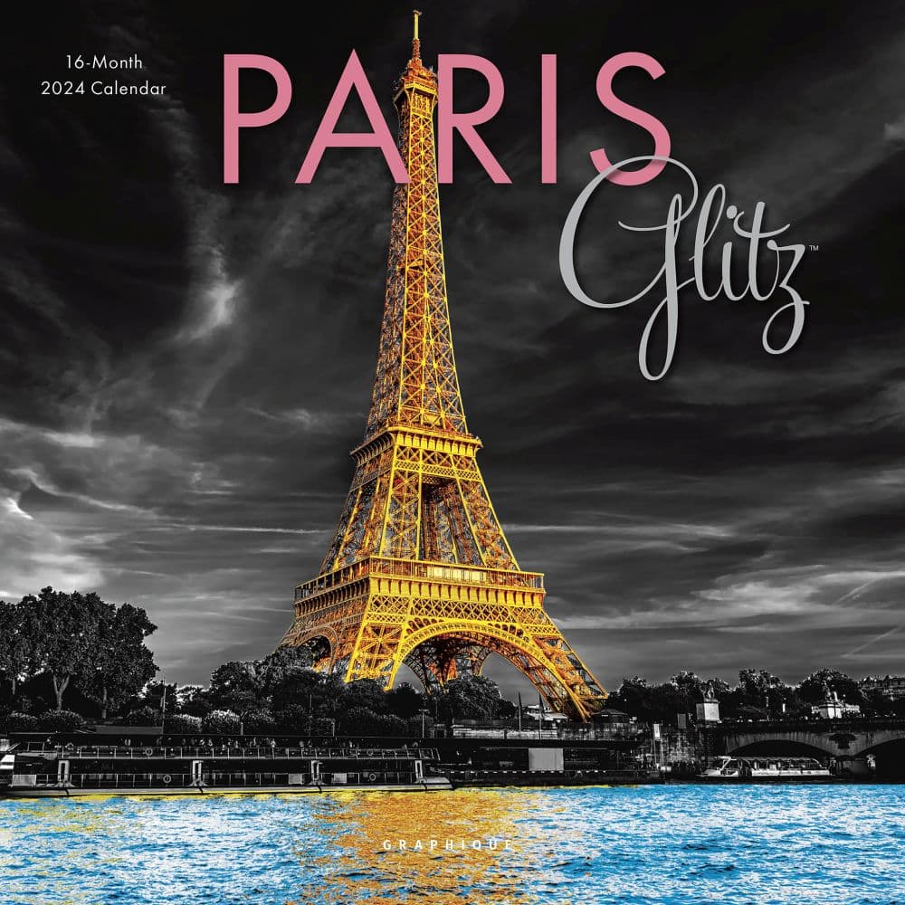 Paris Glitz 2024 Mini Wall Calendar