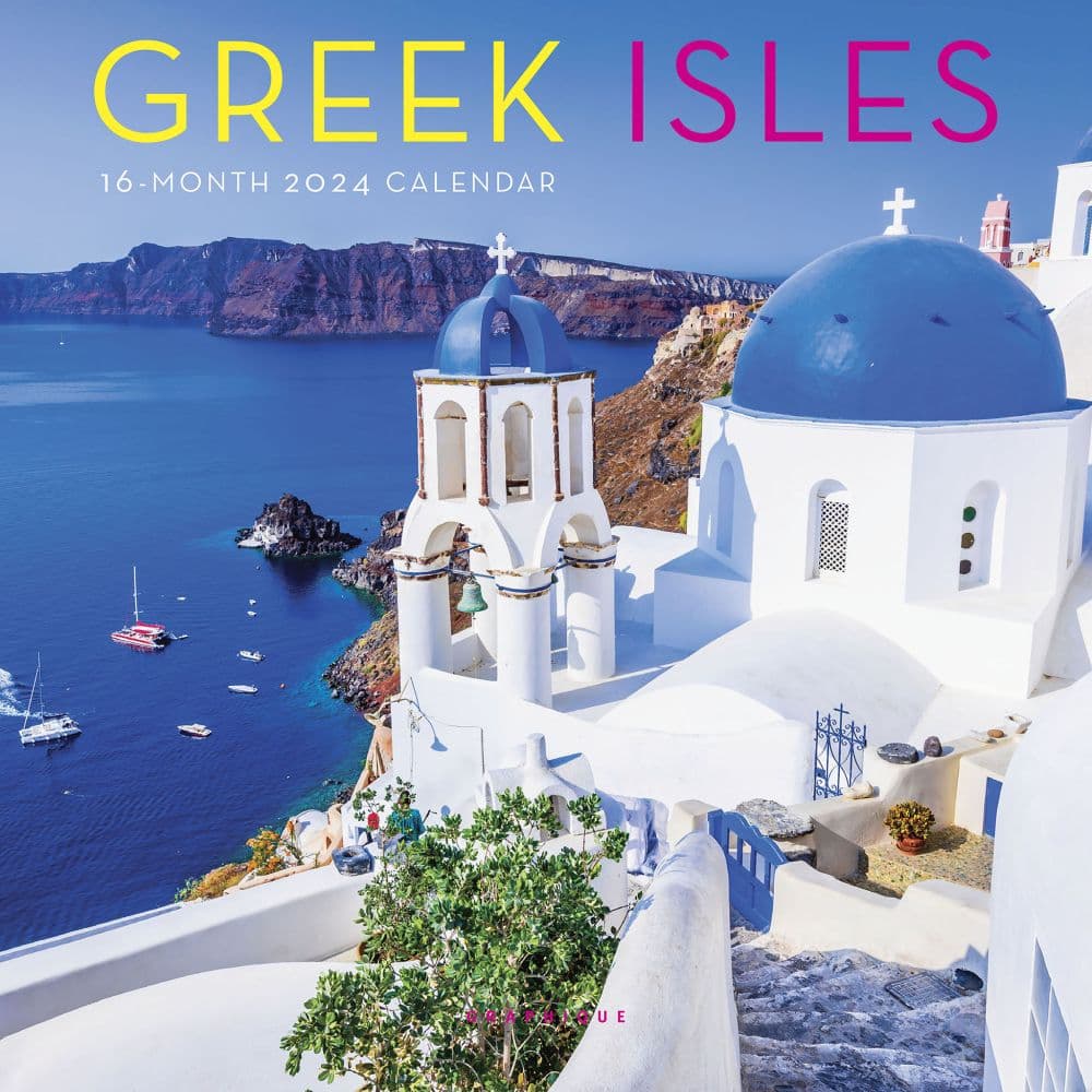 Greek Isles 2024 Mini Wall Calendar