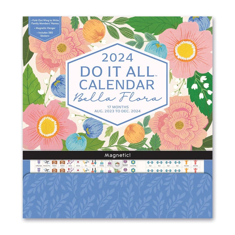 Bella Flora Do It All 2024 Wall Calendar
