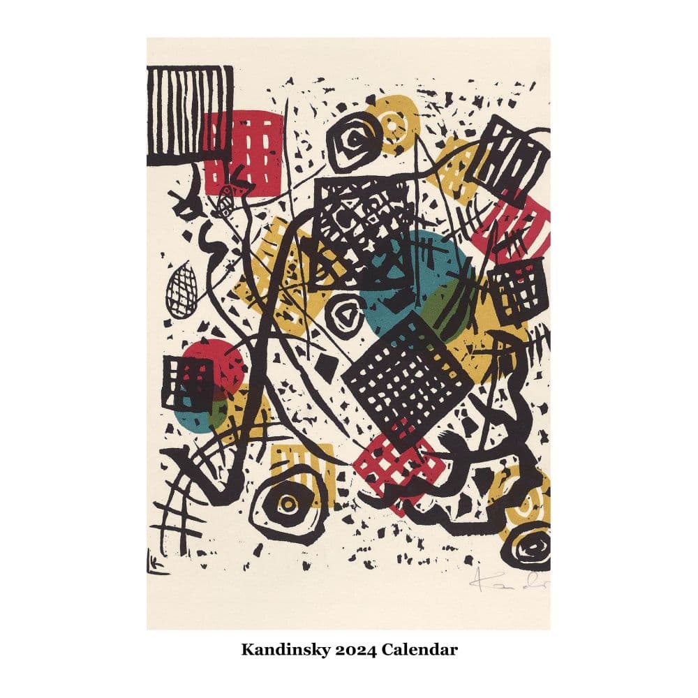 Kandinsky Poster 2024 Wall Calendar