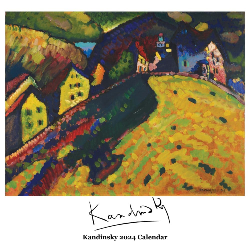 Kandinsky Square 2024 Wall Calendar