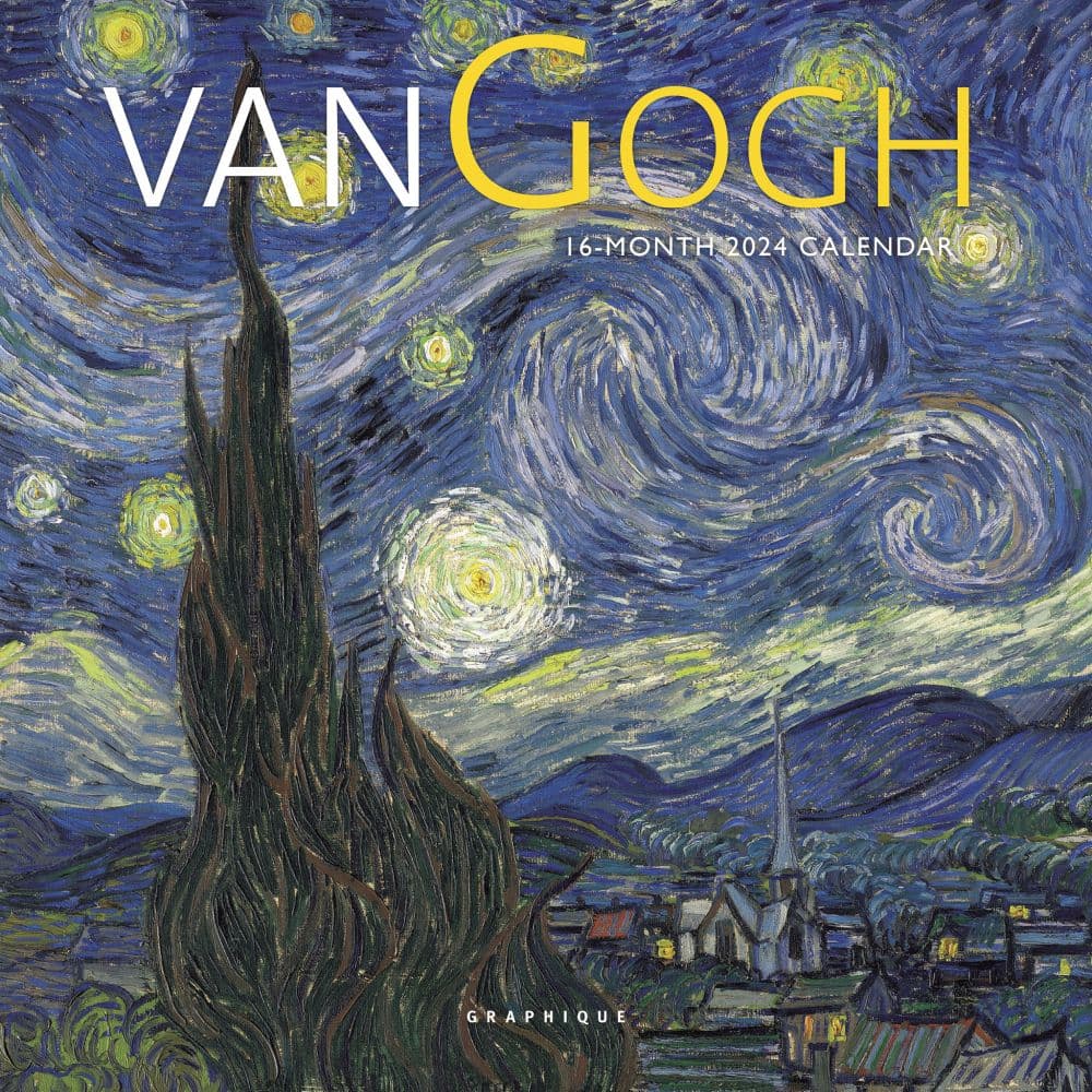 Van Gogh 2024 Mini Wall Calendar