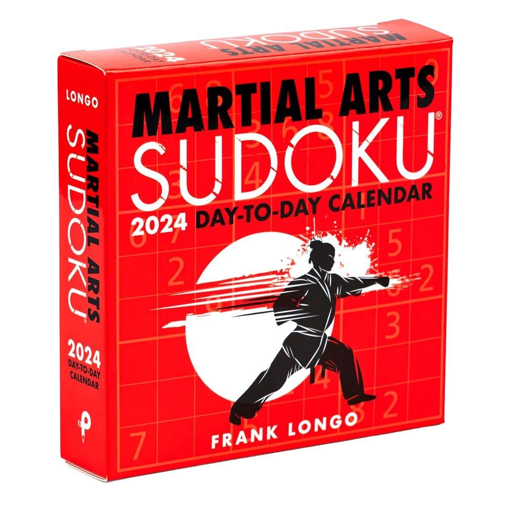Martial Arts Sudoku 2024 Desk Calendar