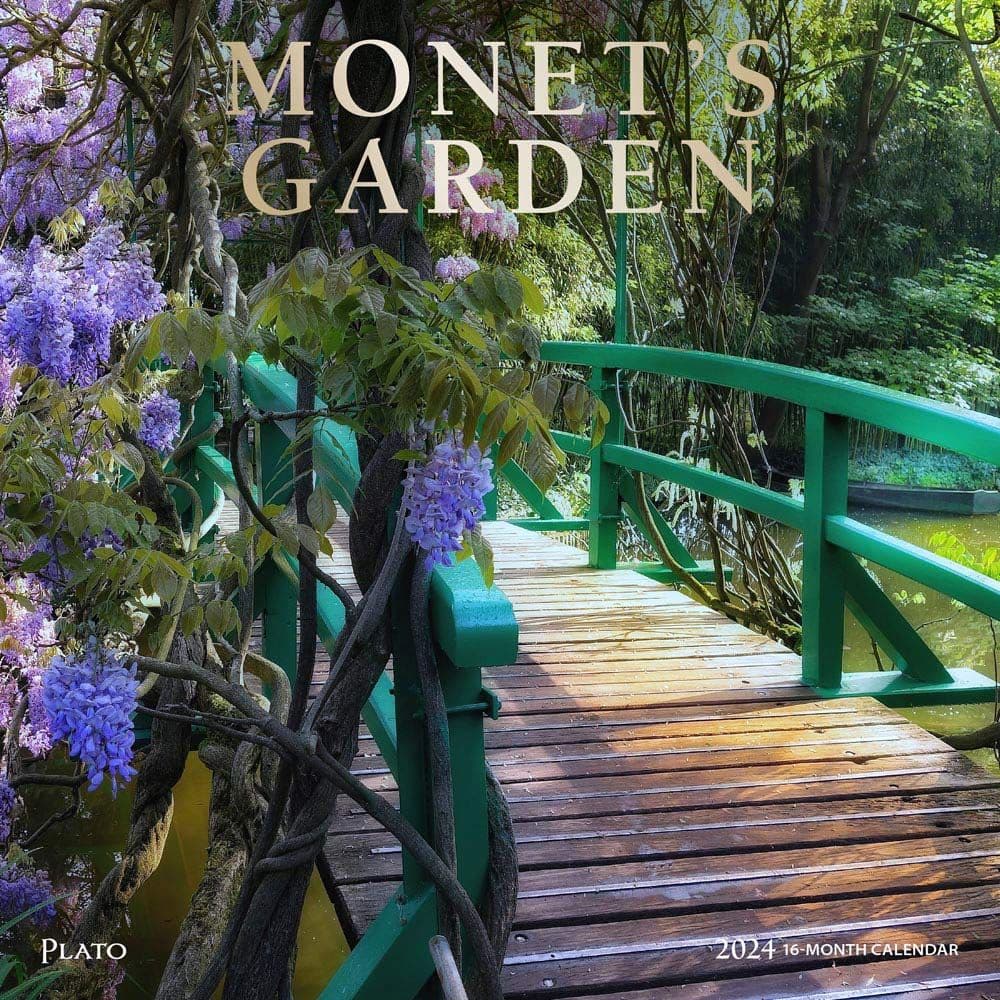 Monets Garden 2024 Wall Calendar