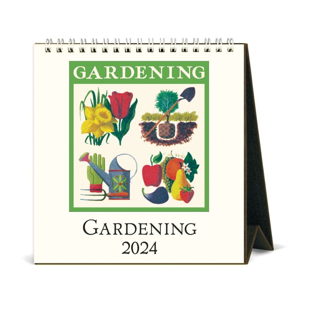 Gardening 2024 Easel Desk Calendar