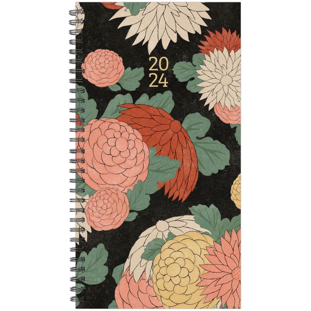 Floral Punch Spiral 2024 Pocket Calendar