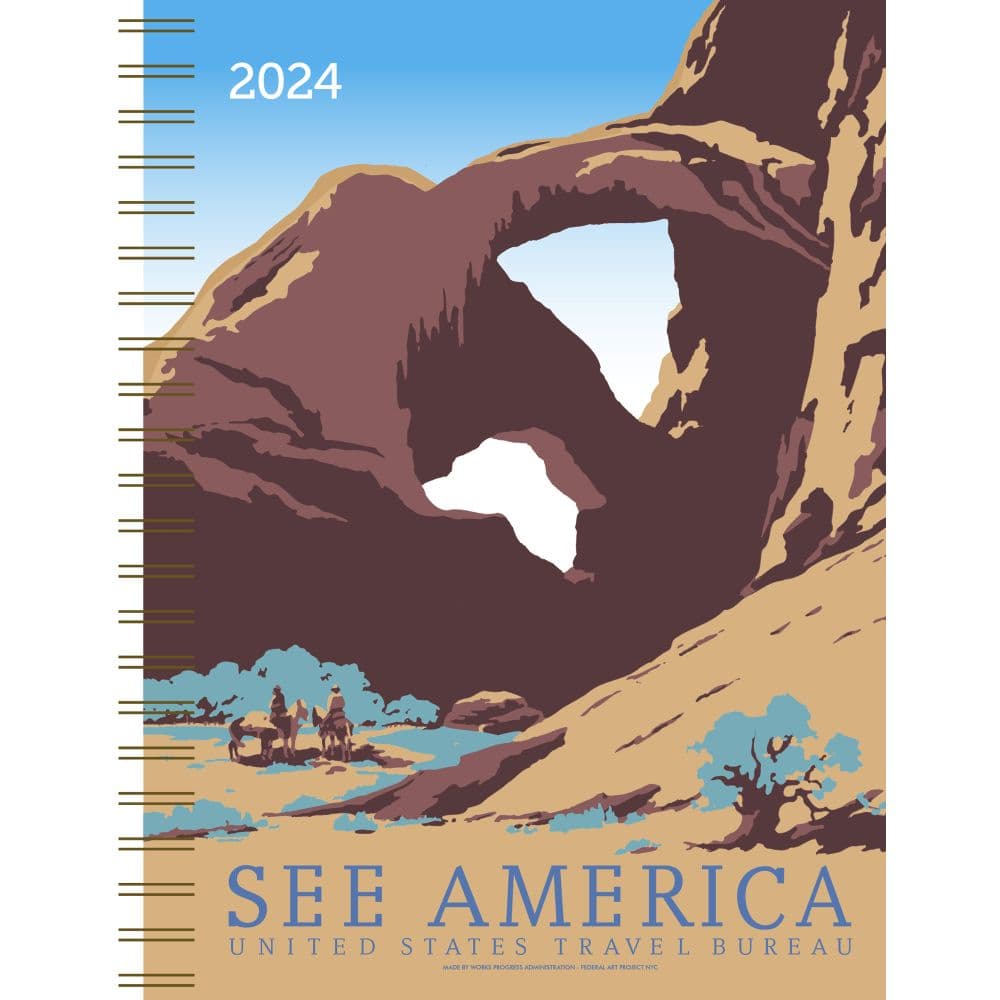 National Parks WPA 17Month Flexi Planner