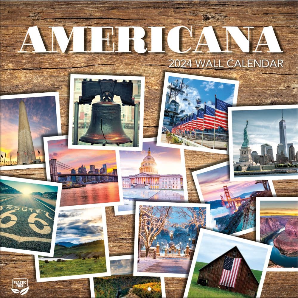 Americana Photo 2024 Wall Calendar