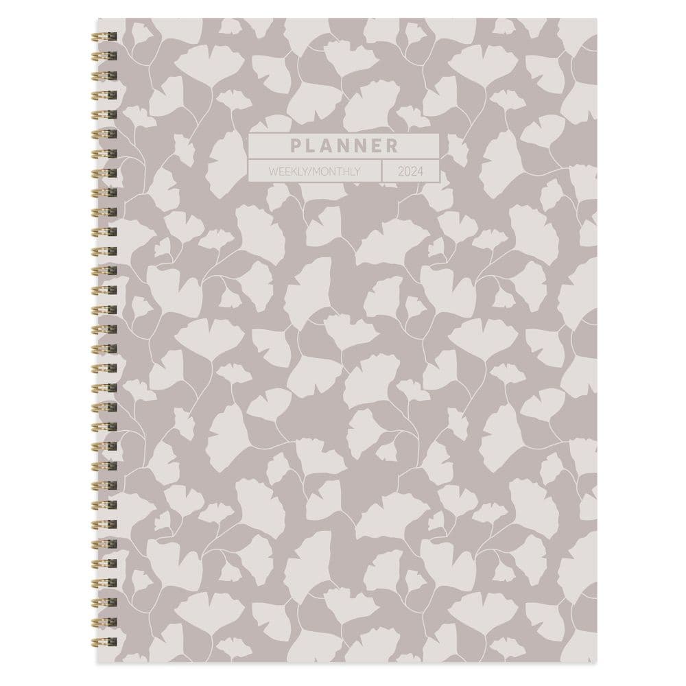 Tranquil Floral Spiral 2024 Planner