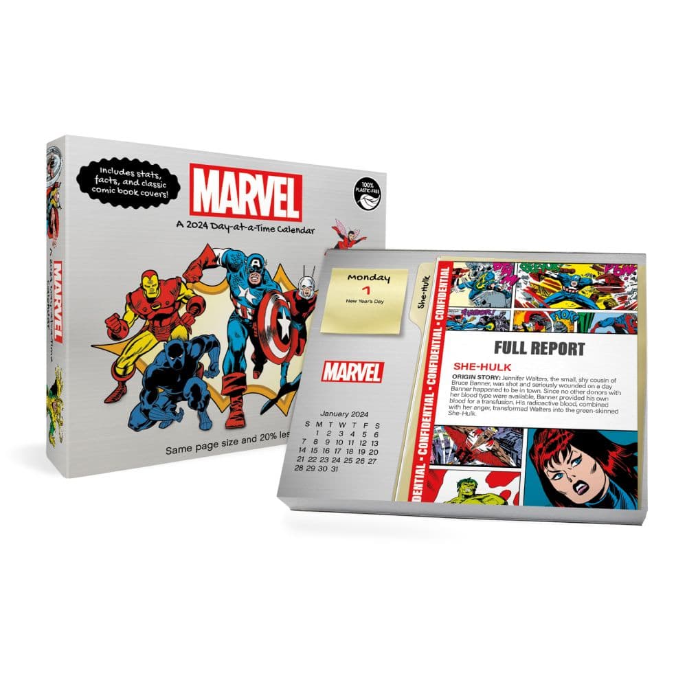 Marvel History 2024 Desk Calendar