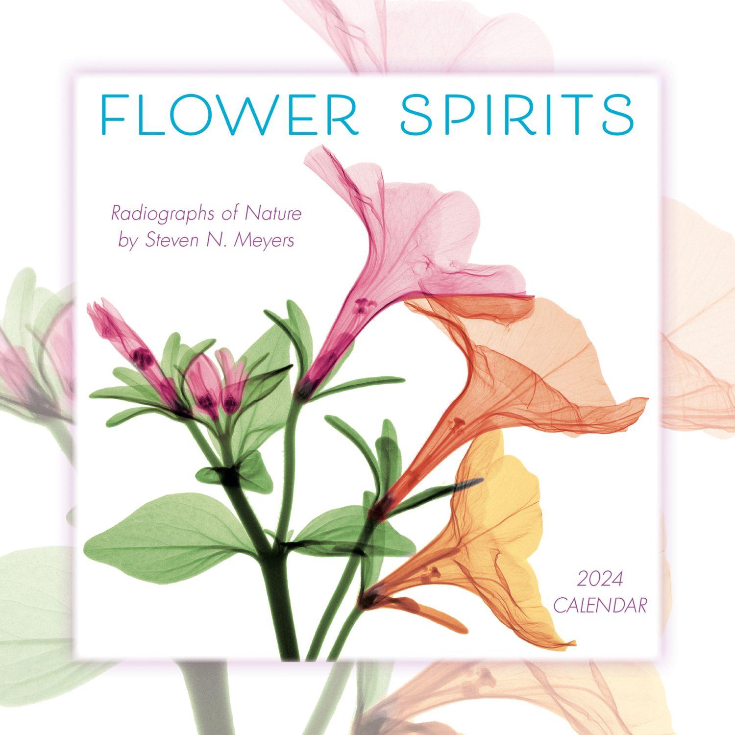 Flower Spirits 2024 Mini Wall Calendar