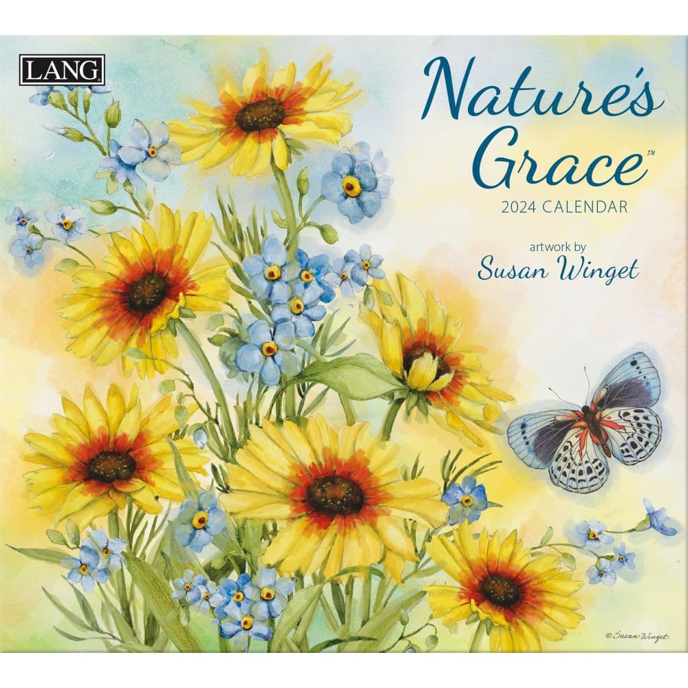 Nature's Grace 2024 Wall Calendar