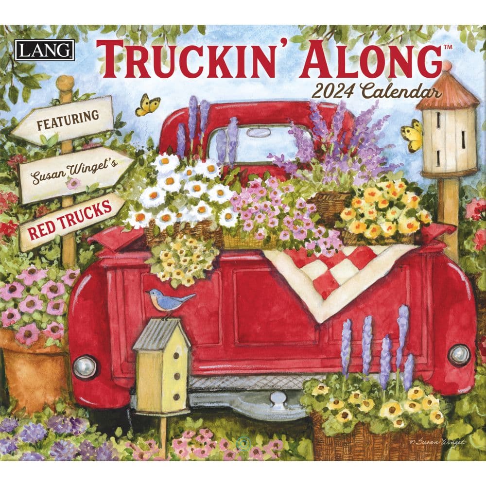 Truckin Along 2024 Wall Calendar