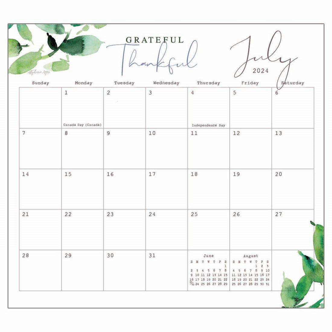 Gratitude 2024 Magnetic Calendar Pad