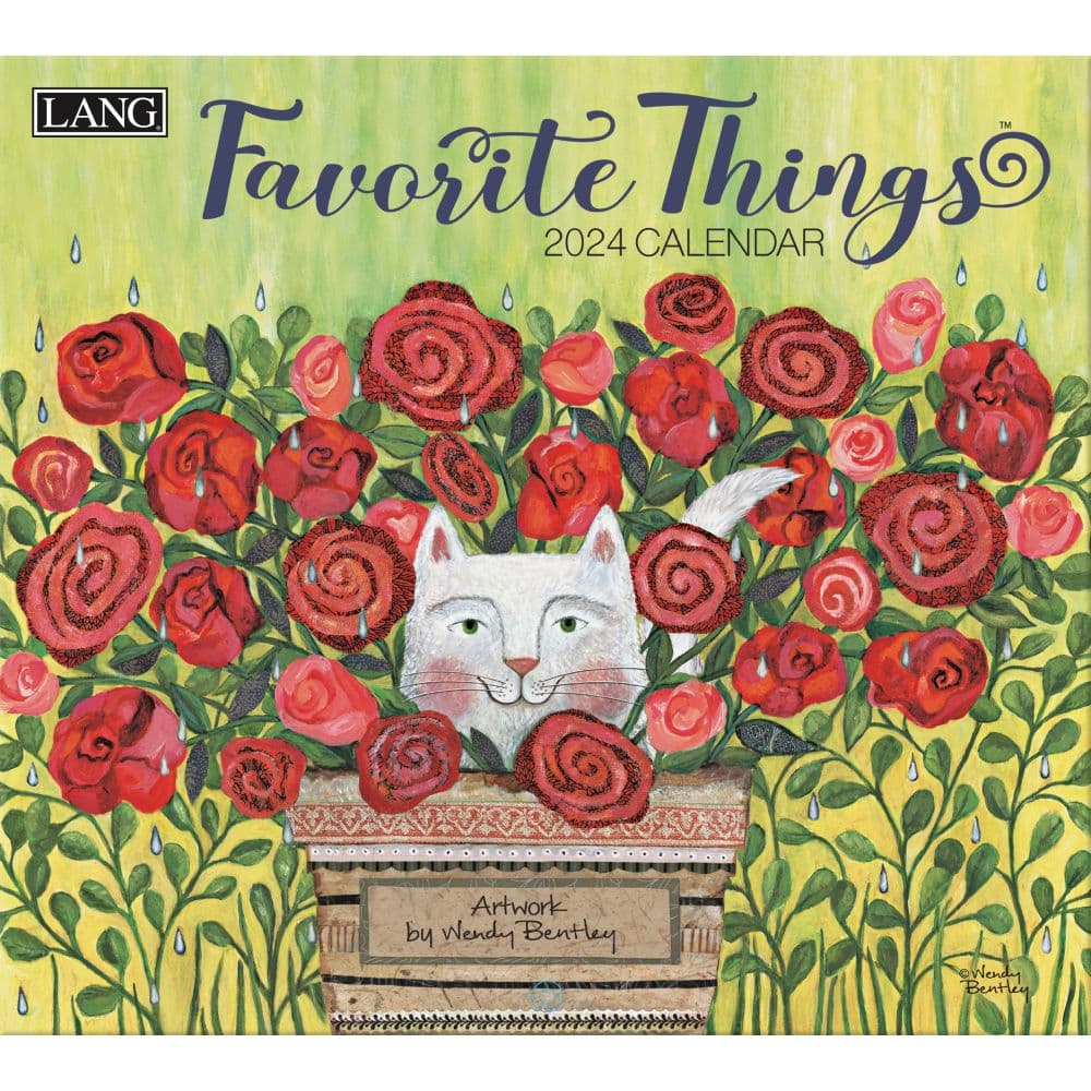 Favorite Things 2024 Wall Calendar