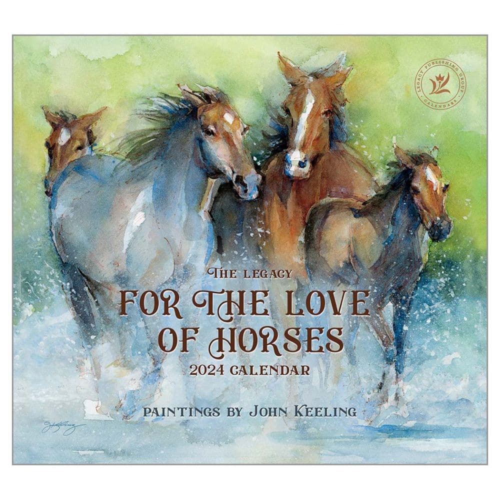 For The Love Of Horses 2024 Wall Calendar