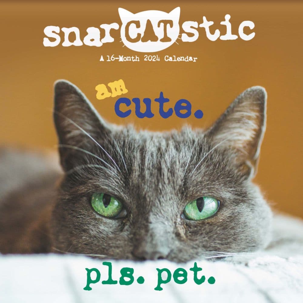 Snarcatstic 2024 Wall Calendar