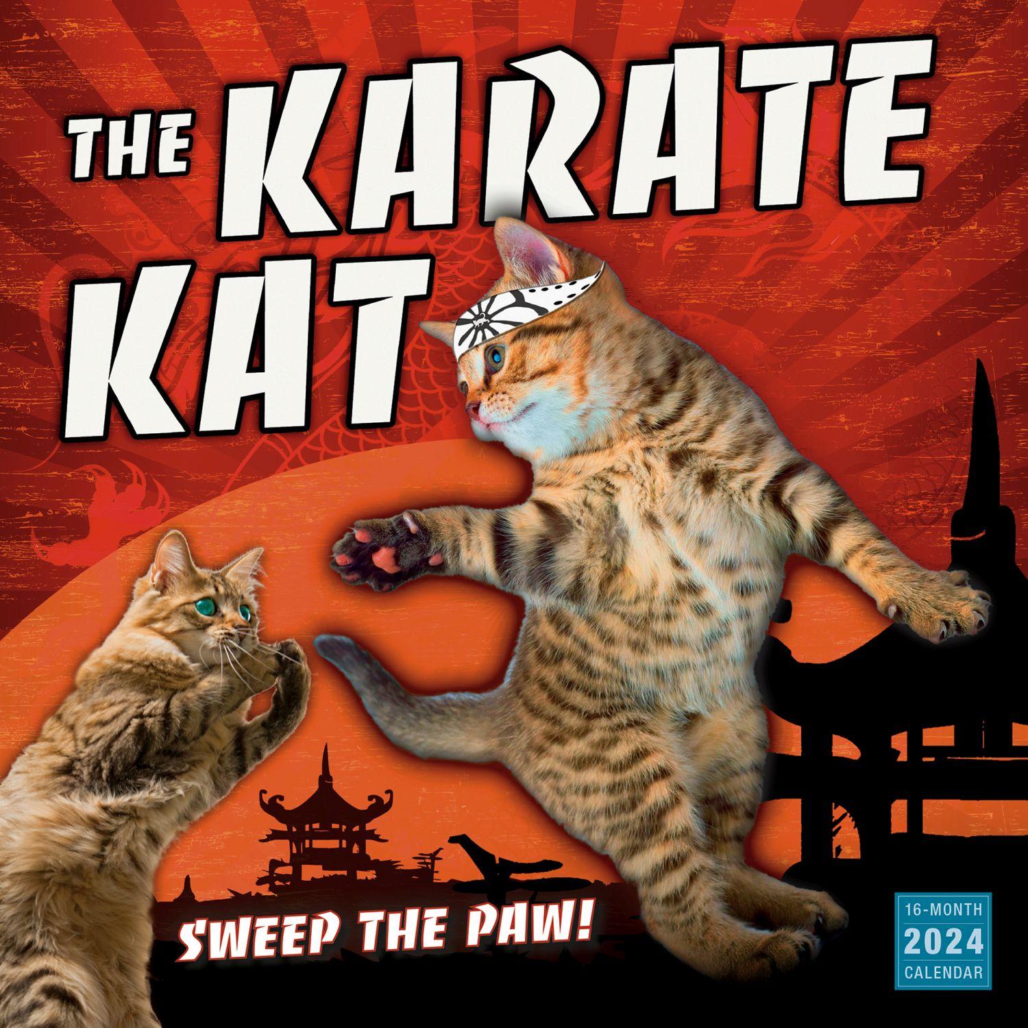 Karate Kat 2024 Wall Calendar