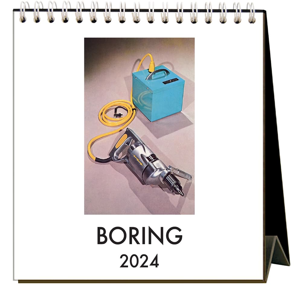 Boring 2024 Easel Desk Calendar