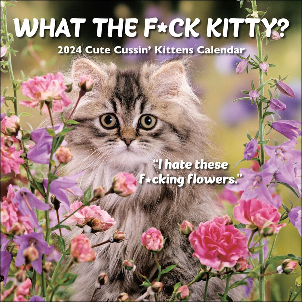 What the F*ck Kitty? 2024 Wall Calendar