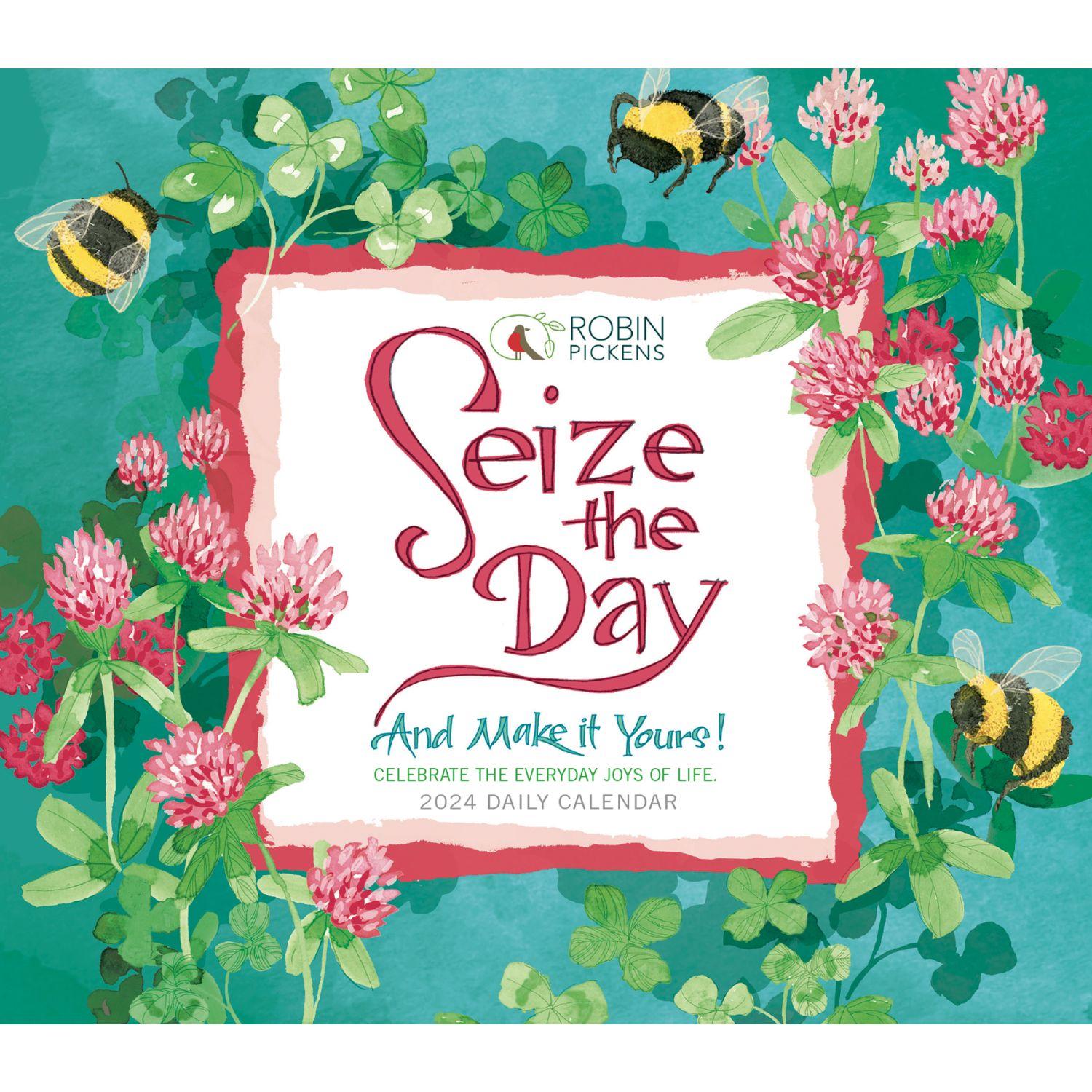 Seize the Day 2024 Desk Calendar