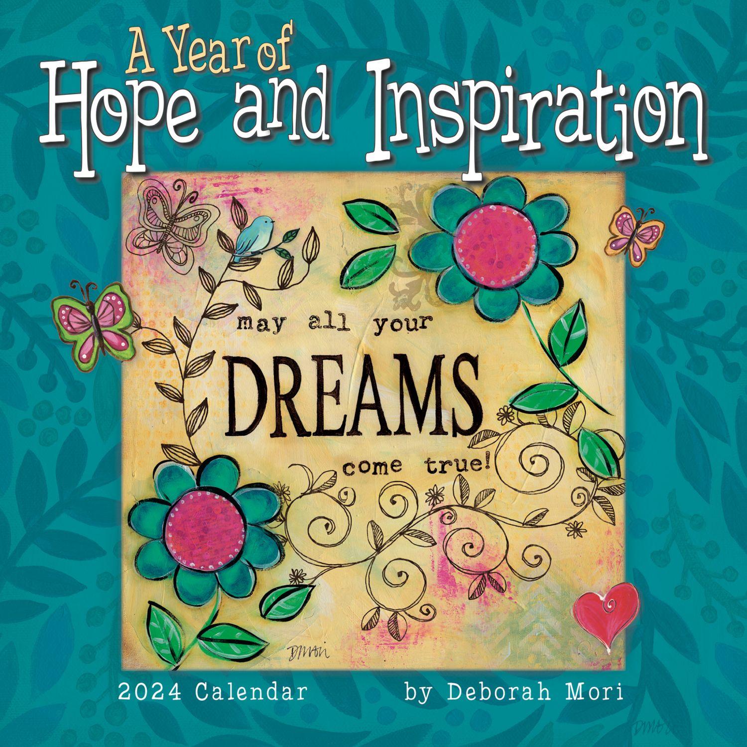 Year of Hope and Inspiration 2024 Mini Wall Calendar