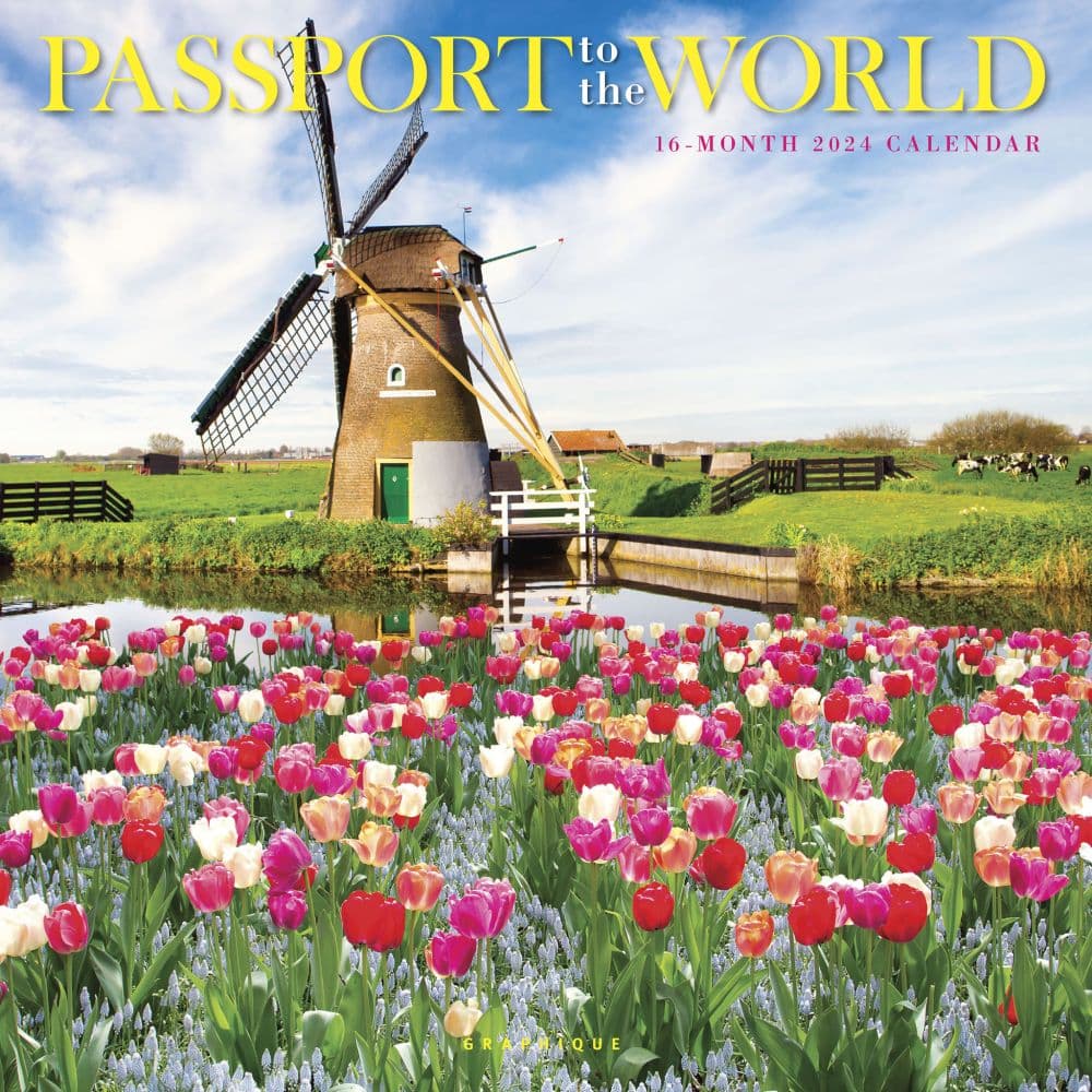 Passport to the World 2024 Wall Calendar