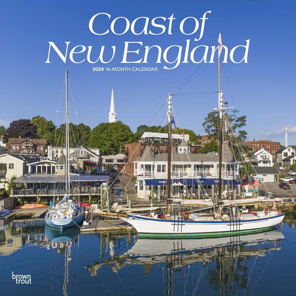 New England Coast 2024 Wall Calendar