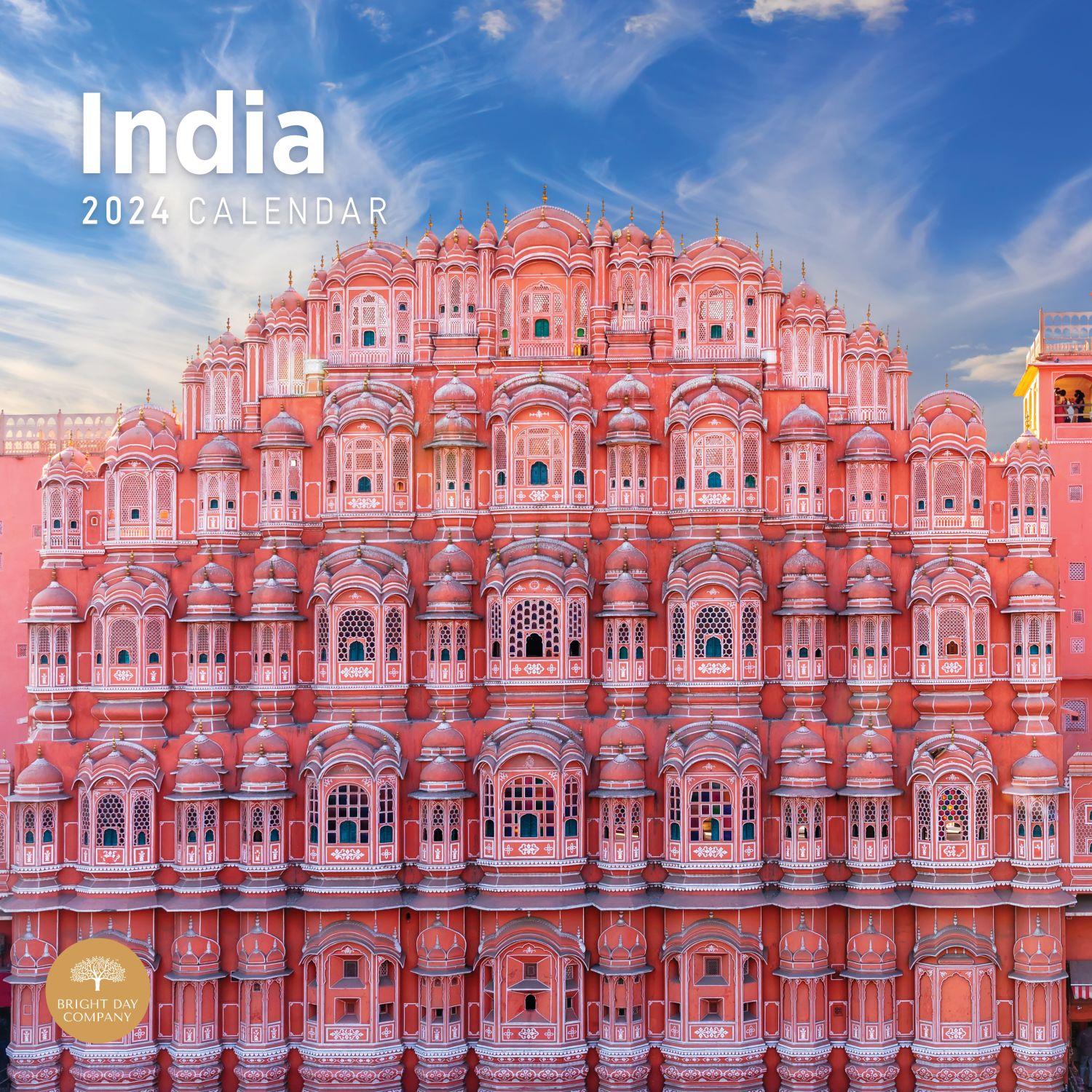 India 2024 Wall Calendar