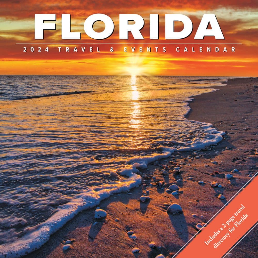 Florida Travel & Events 2024 Wall Calendar