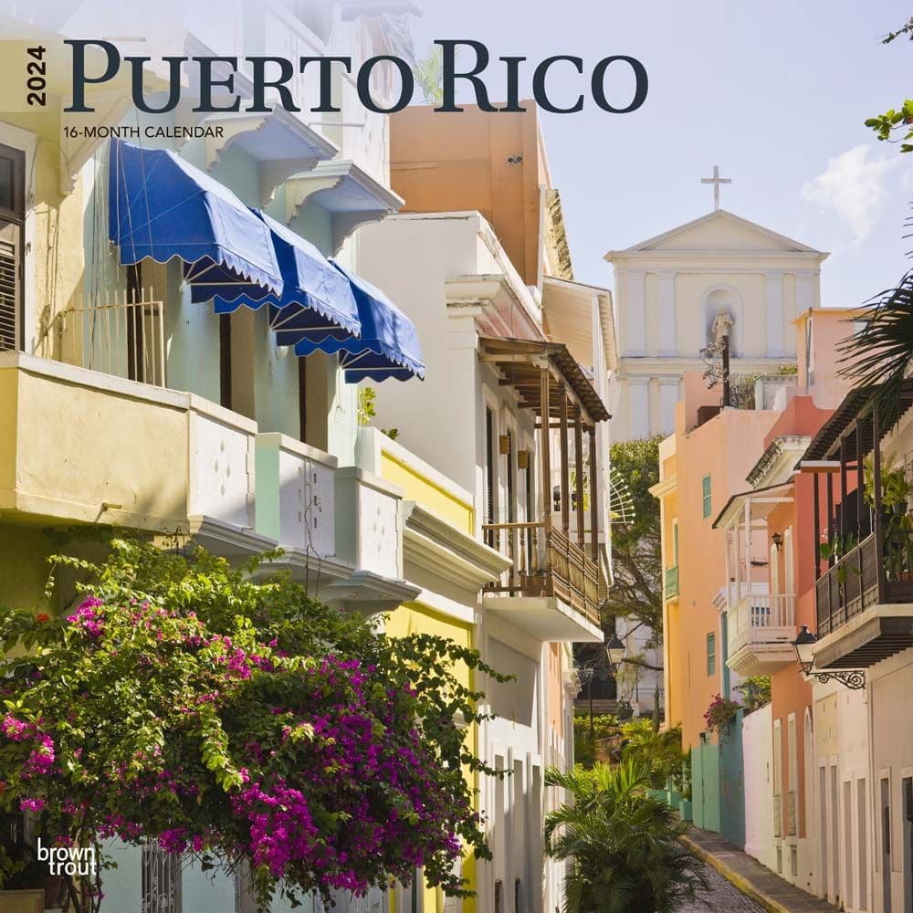 Puerto Rico 2024 Wall Calendar