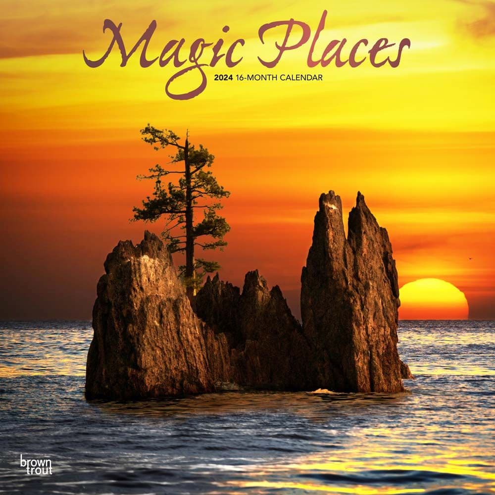 Magic Places 2024 Wall Calendar