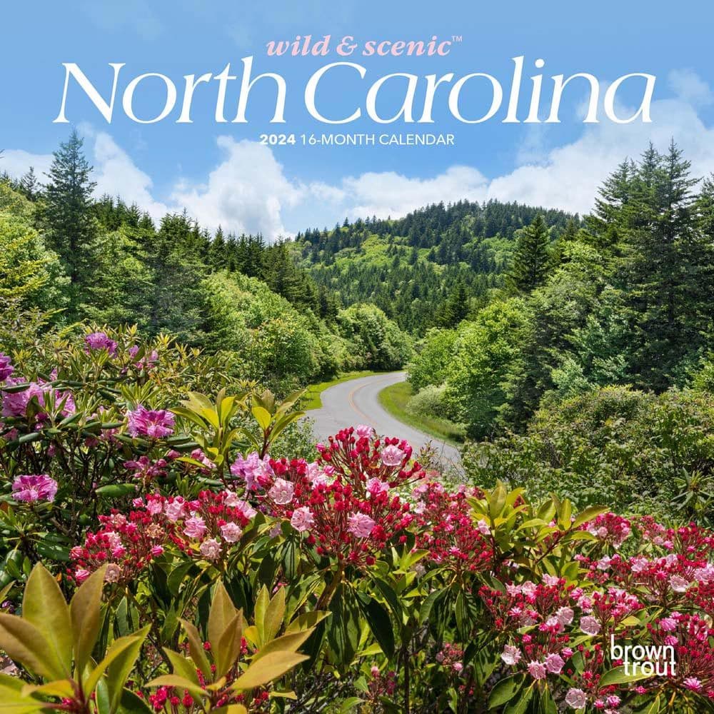 North Carolina 2024 Mini Wall Calendar