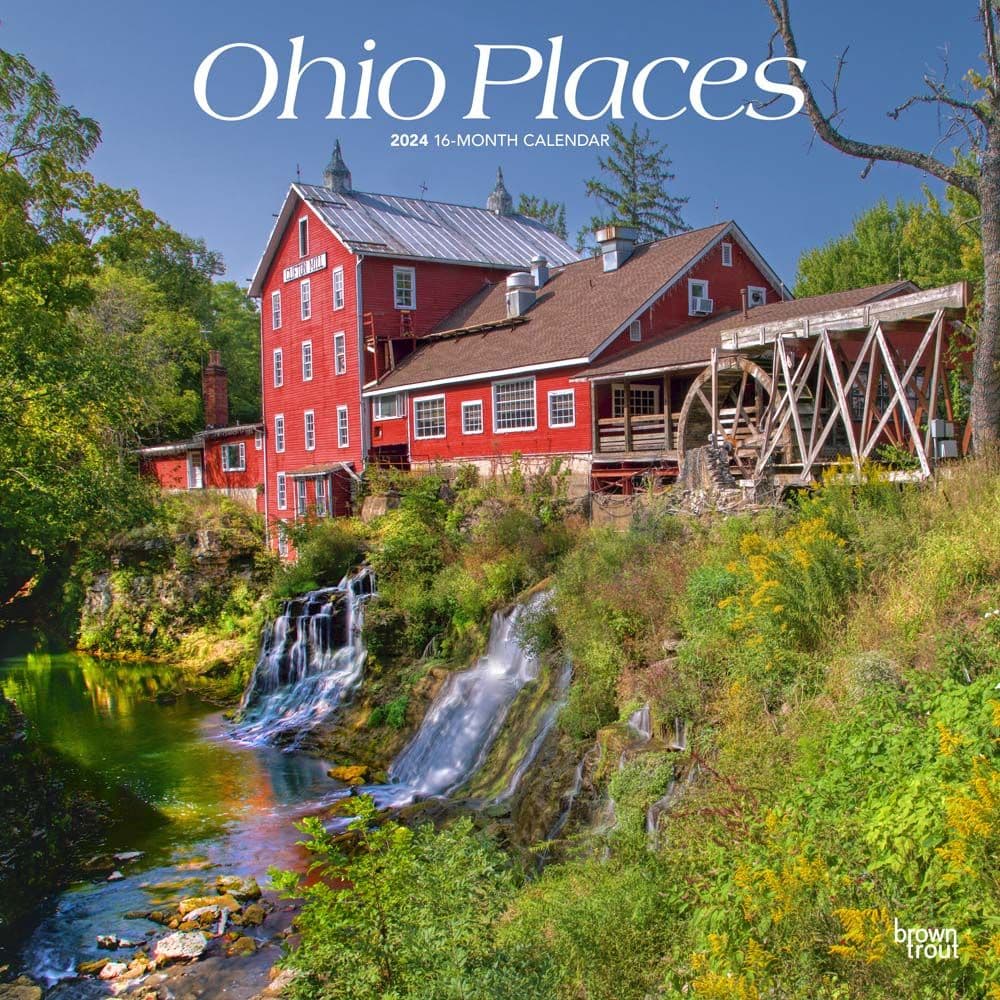 Ohio Places 2024 Wall Calendar