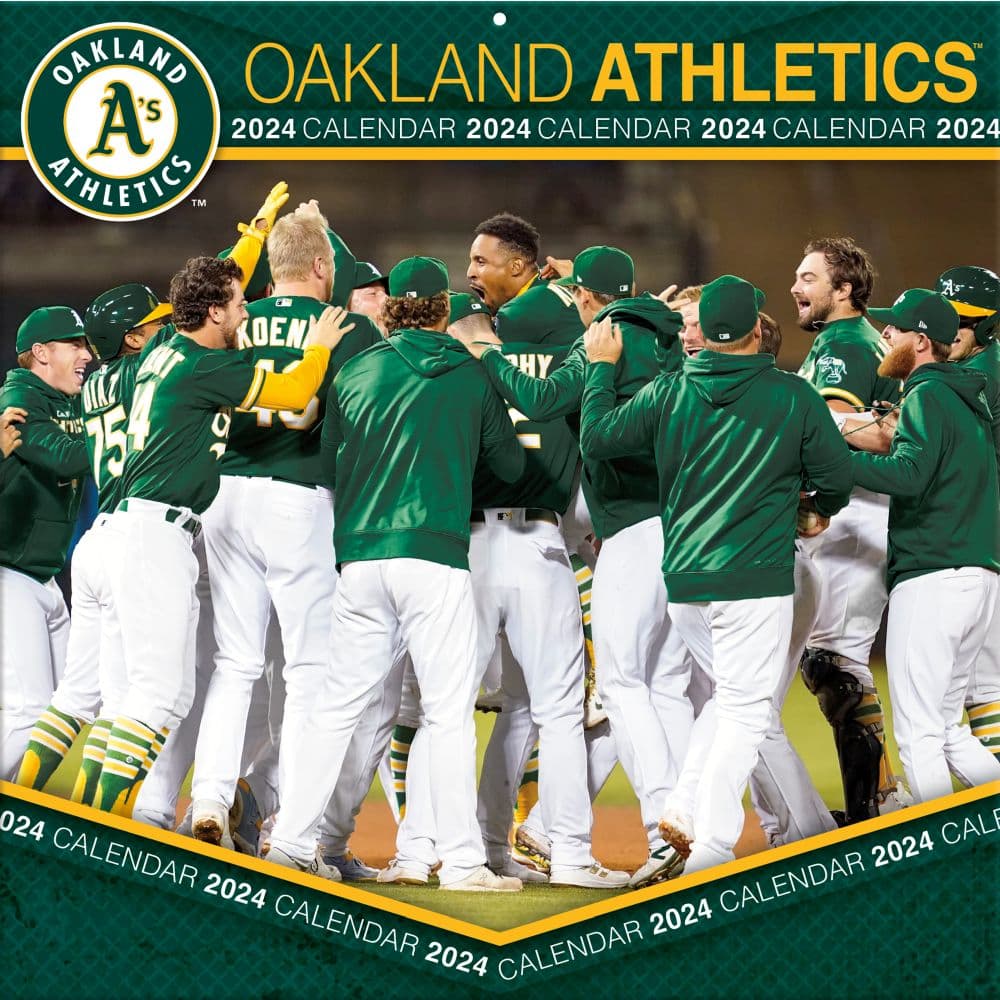 MLB Oakland Athletics 2024 Wall Calendar