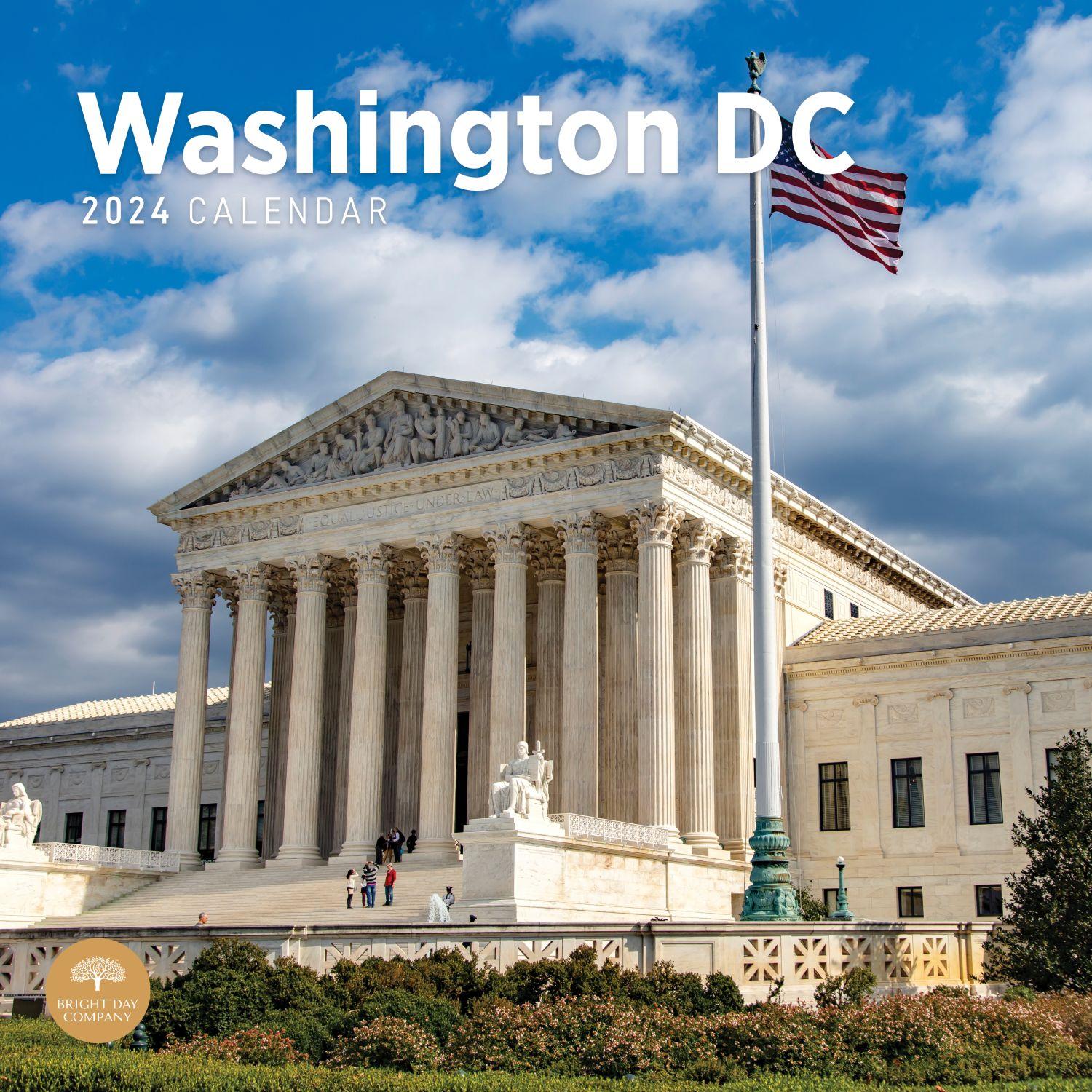 Washington DC 2024 Wall Calendar