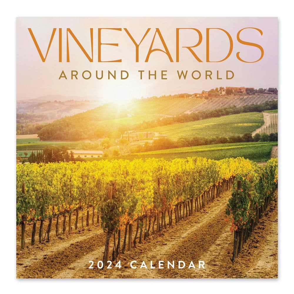 Vineyards Around The World 2024 Wall Calendar